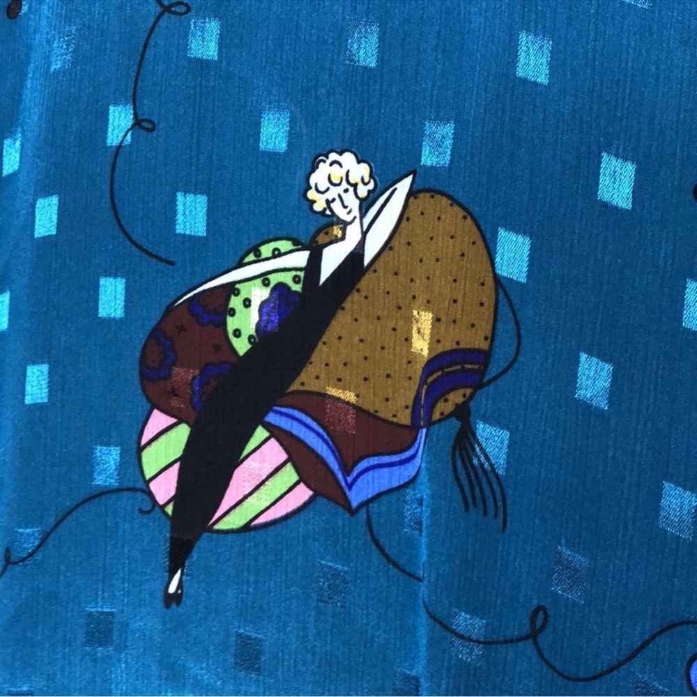 DIANE VON FURSTENBERG whimsical blouse - Picture 4 of 6
